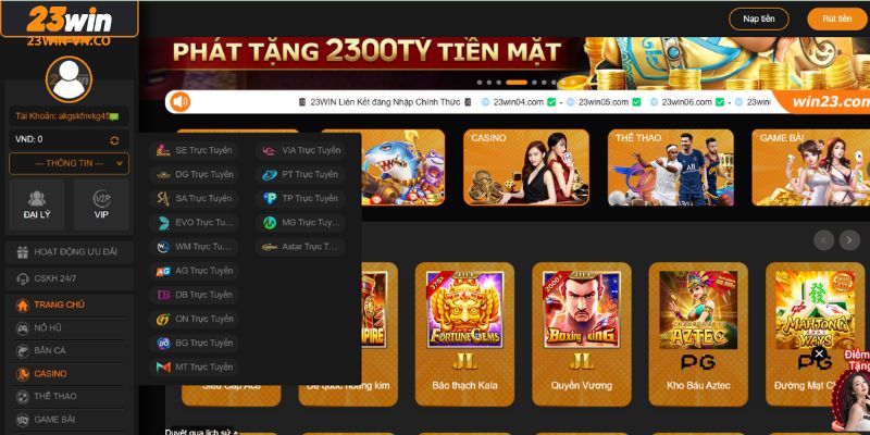 Casino 23Win: Sảnh Cược Trực Tuyến Với Game Chơi Đa Dạng 4 casino 23win 4