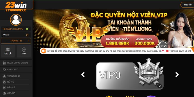 Đặc Quyền Hội Viên VIP 23Win – Ưu Đãi Khủng Lên Tới 28888K 2 Đặc quyền hội viên VIP 23Win