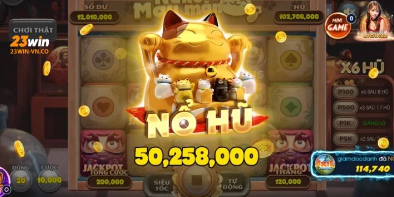 Lucky Neko – Nổ Hũ 23Win, Săn Mèo May Mắn, Thắng Bạc Tỷ 4 lucky neko 23win 4