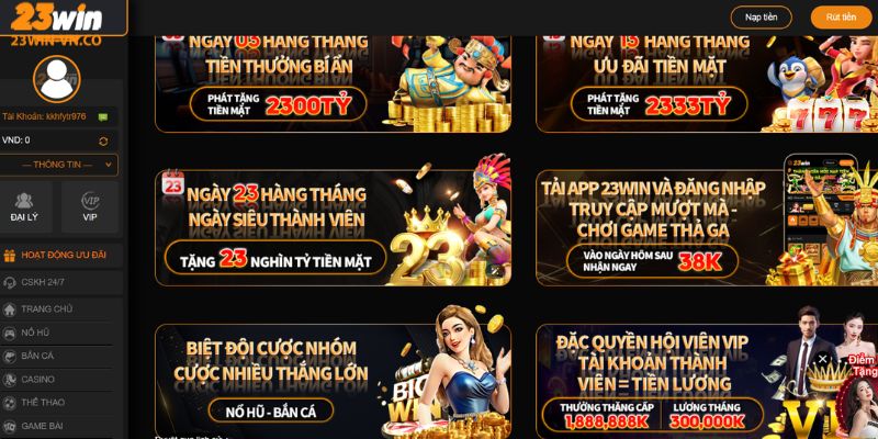 Tải App Đăng Nhập 23Win Tặng 38K: Ưu Đãi Bất Ngờ, Nhận Quả Nhỏ 3 Tải app đăng nhập 23Win tặng 38K