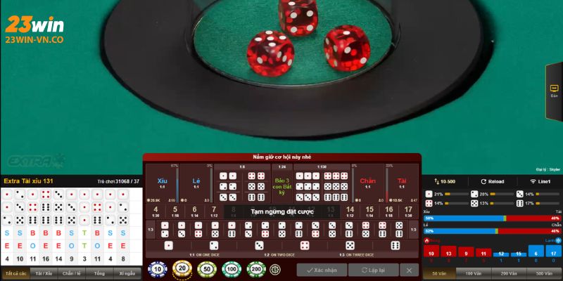 Tài Xỉu 23Win – Game Cá Cược Xanh Chín Với Kèo Ăn Đậm 2 tài xỉu 23Win